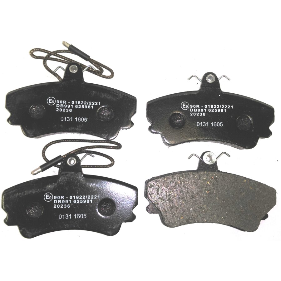 Kit di 4 pastiglie freno NORAUTO NRP 880