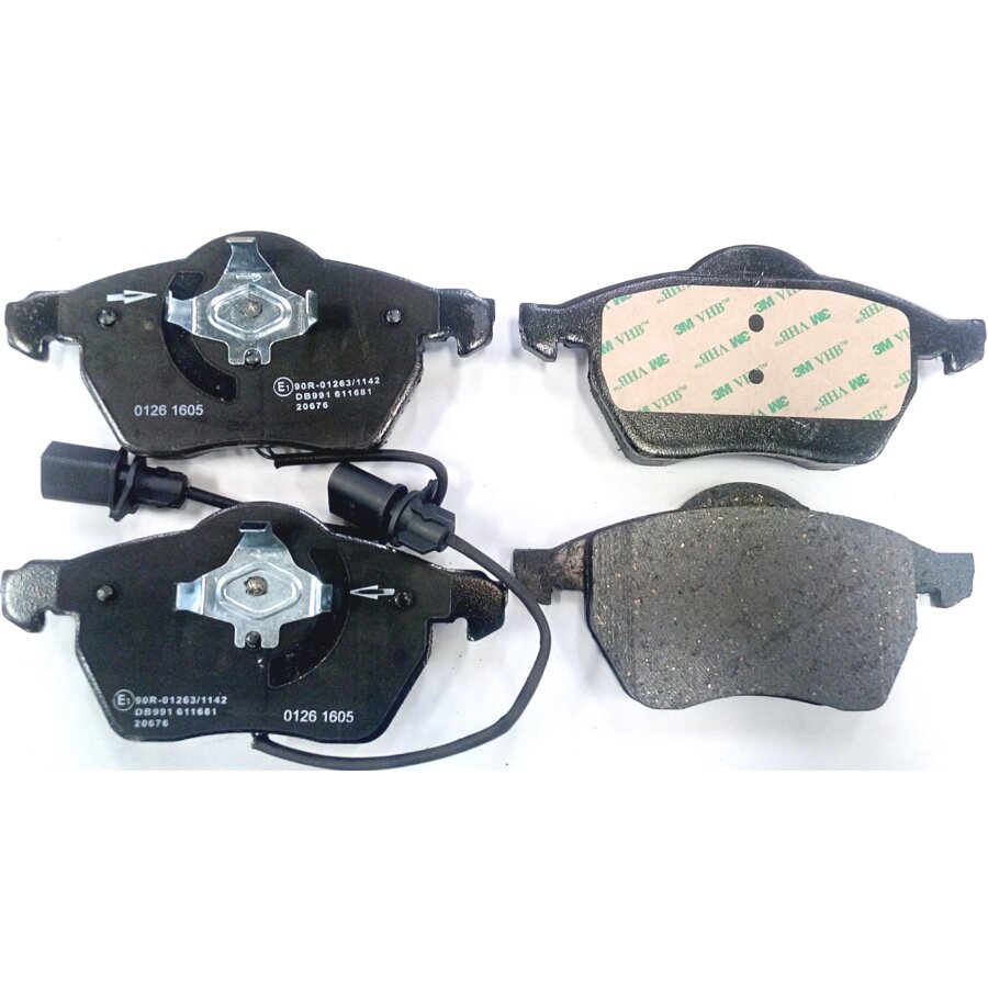 Kit di 4 pastiglie freno NORAUTO NRP 1717
