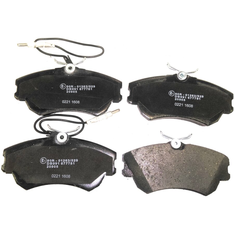 Kit di 4 pastiglie freno NORAUTO NRP 1124