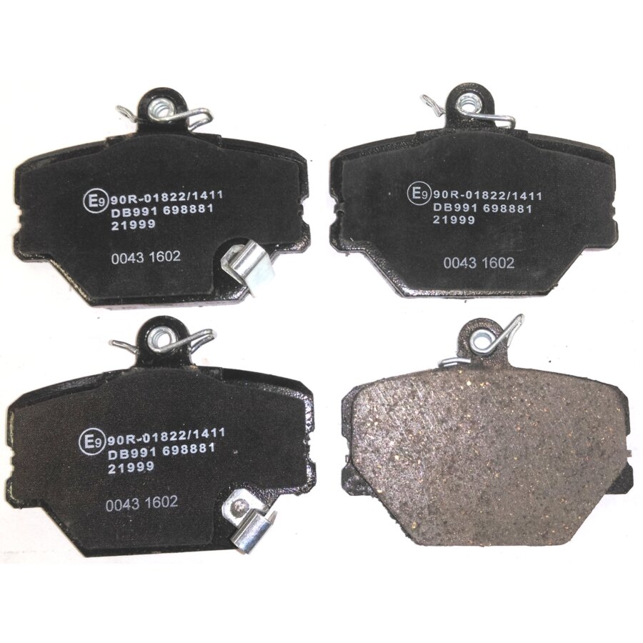Kit di 4 pastiglie freno NORAUTO NRP 1162