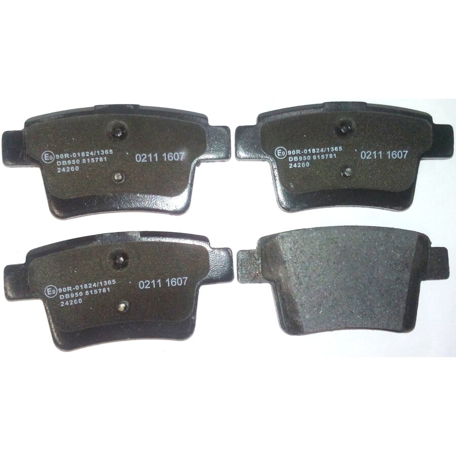 4 Pastiglie freno NORAUTO NRP1885