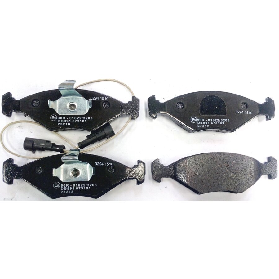 Kit di 4 pastiglie freno NORAUTO NRP 912