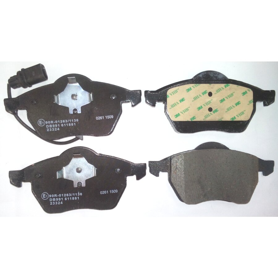 Kit di 4 pastiglie freno NORAUTO NRP 1654