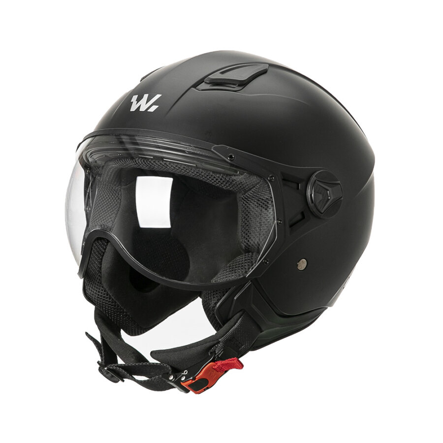 Casco Jet Origine Alpha Opaco - Taglia M, Casco Moto Aperto, Omologato, Nero