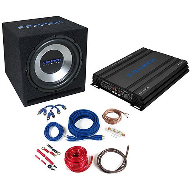 Kit subwoofer + amplificatore CRUNCH 1000W 4 canali Norauto.it