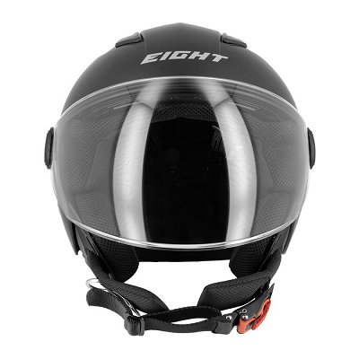 Casco Jet ORIGINE ECE Omologato - Visiera Parasole, Star Titanium Black, Per Scooter E Moto - Foto 6