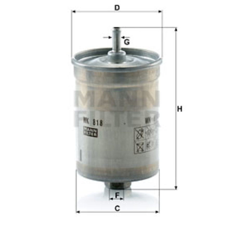 Filtri gasolio MANN WK818