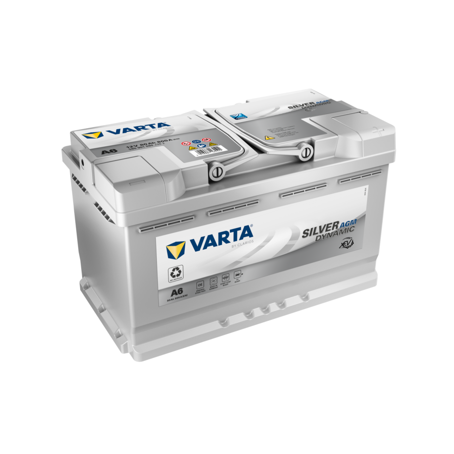 Batteria auto VARTA A6 (ex VARTA F21) Start&Stop Silver Dynamic xEV 80 Ah -  800 A - Norauto