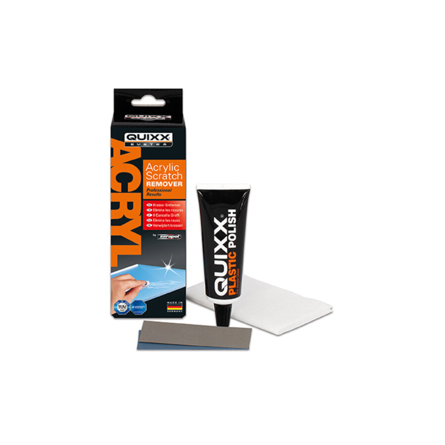 Kit rimuovi graffi QUIXX per vetro acrilico e plexiglas - Norauto