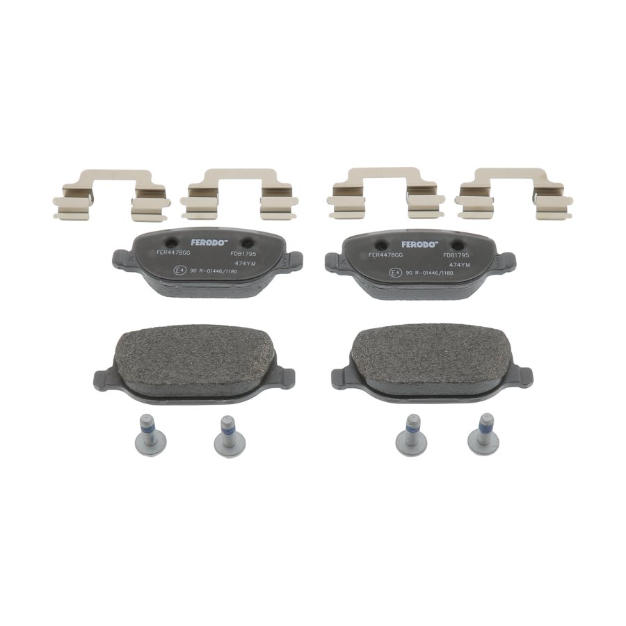 Kit di 4 pastiglie freno FERODO FDB1795