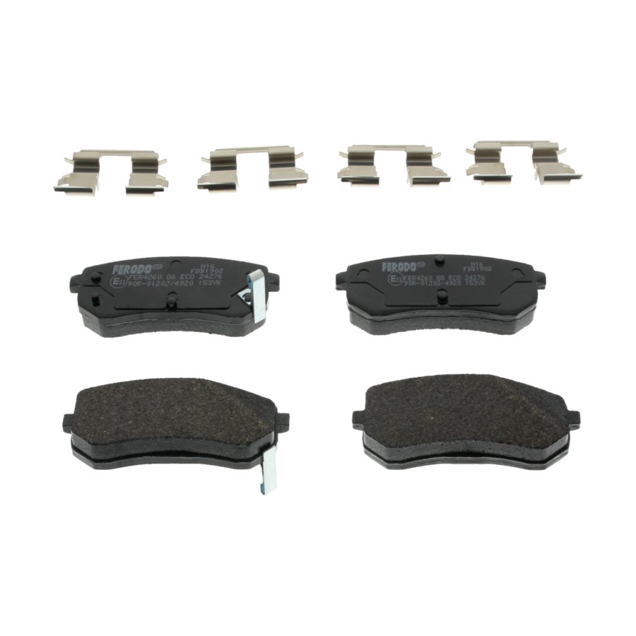 Kit di 4 pastiglie freno FERODO FDB1902