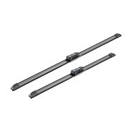 Unitec 78347 - Spazzole Tergicristallo Piatte, Universali, Lunghezza Max 70 Cm, Confezione Da 2