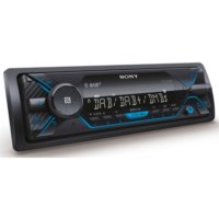 Sony DSX-A510KIT DAB+ Autoradio mit Antenne, Dual Bluetooth, NFC, USB und  AUX Anschluss, blaue Beleuchtung