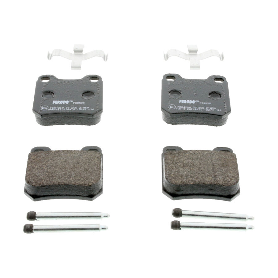 Kit di 4 pastiglie freno FERODO FDB525