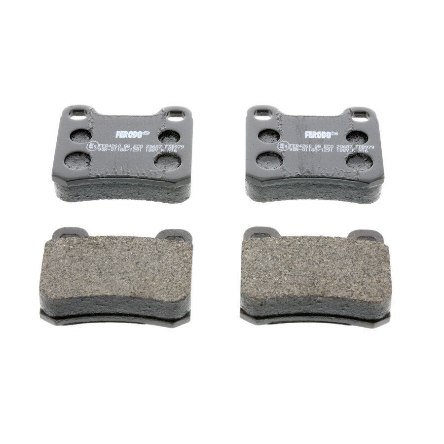 Kit di 4 pastiglie freno FERODO FDB 979