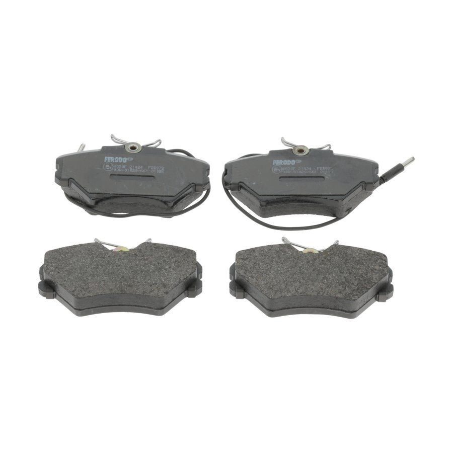 Kit di 4 pastiglie freno FERODO FDB 972