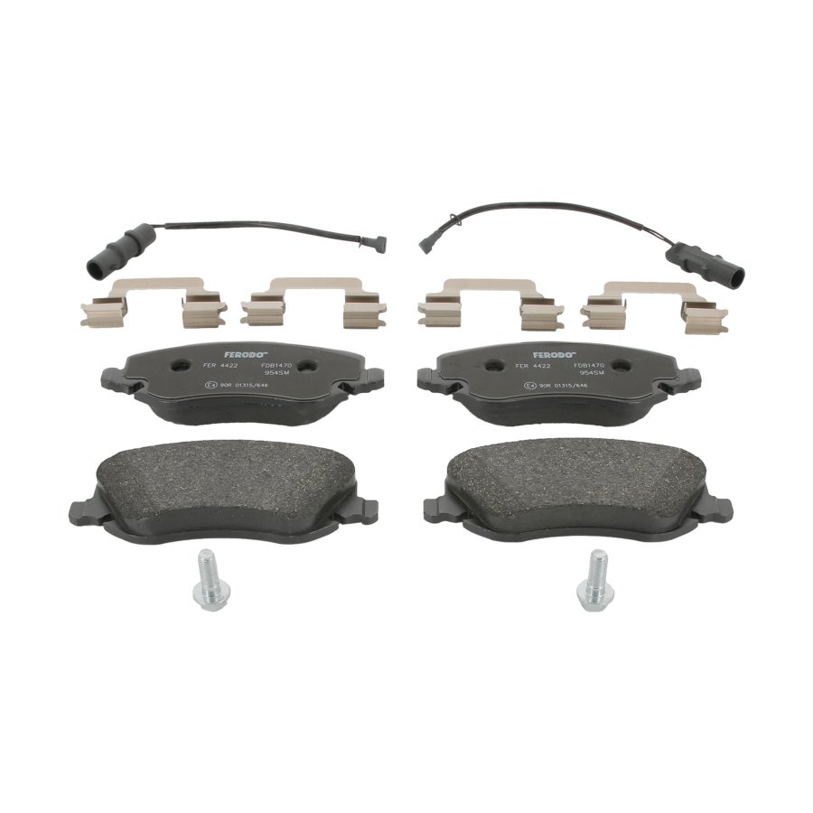 Kit di 4 pastiglie freno FERODO FDB1470