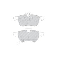 Kit pastiglie freno anteriore FERODO FDB1112 PEUGEOT 306