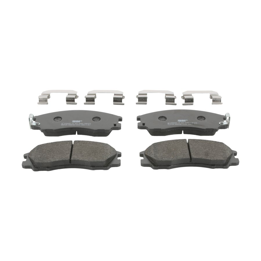 Kit di 4 pastiglie freno FERODO FDB1670