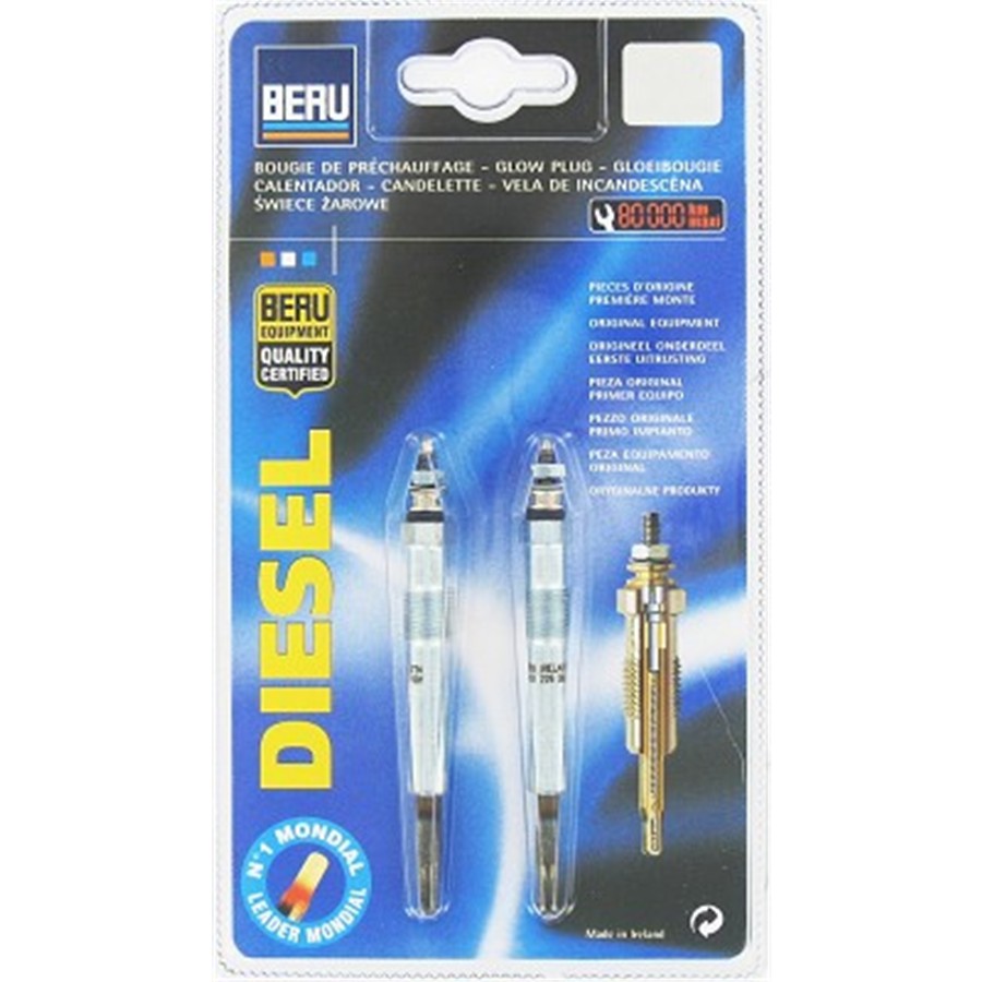 2 Candelette BERU referenza GN970 numero semplificato 30