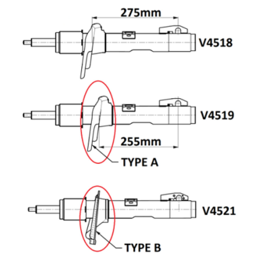 1 Ammortizzatore MONROE Van-Magnum V4519