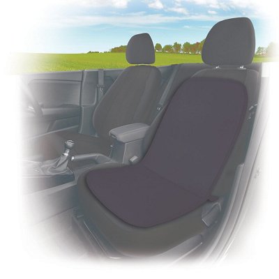 Coprisedile Protector Nero 53255 Singolo – Fodera Auto Universale In Poliestere, Lavabile, Antimacchia, Montaggio Rapido