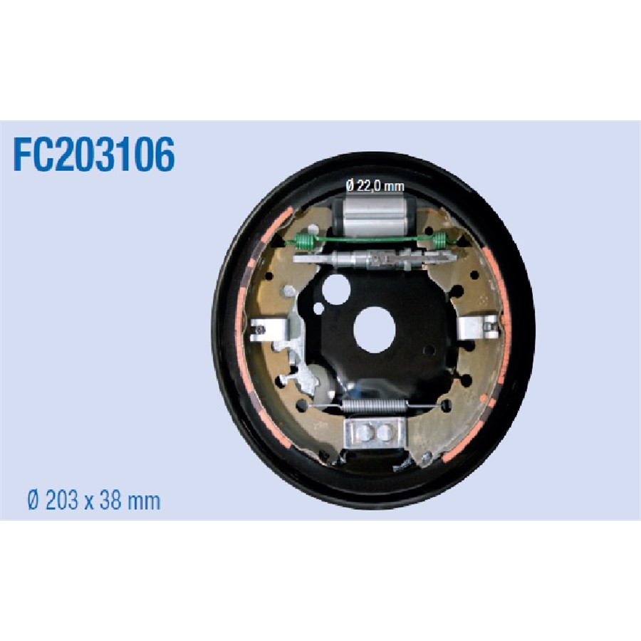 Kit freni tamburo ATE FC203106