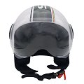 Casco Jet JFM SCOOTER 480 bianco lucido taglia M