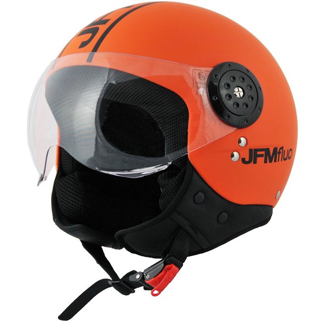 Casco Jet JFM 400 arancione fluo taglia XL : Norauto.it