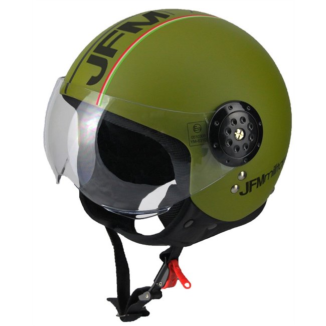 Casco Jet JFM 410 verde militare taglia L : Norauto.it