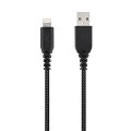 Cavo USB TNB LIGHTNING 1.5m nero/grigio