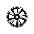 Set 4 copricerchi FARAD universali per copricerchi 13'' bianco nero