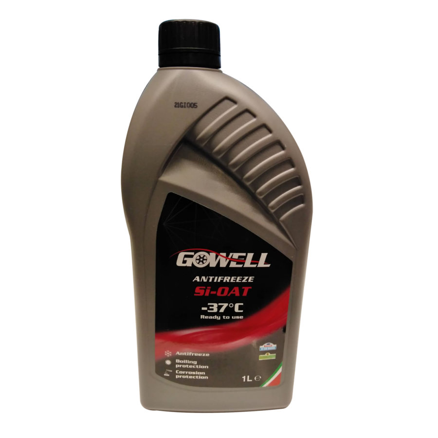 Liquido radiatore rosso pronto all'uso -37° GOWELL 1 litro