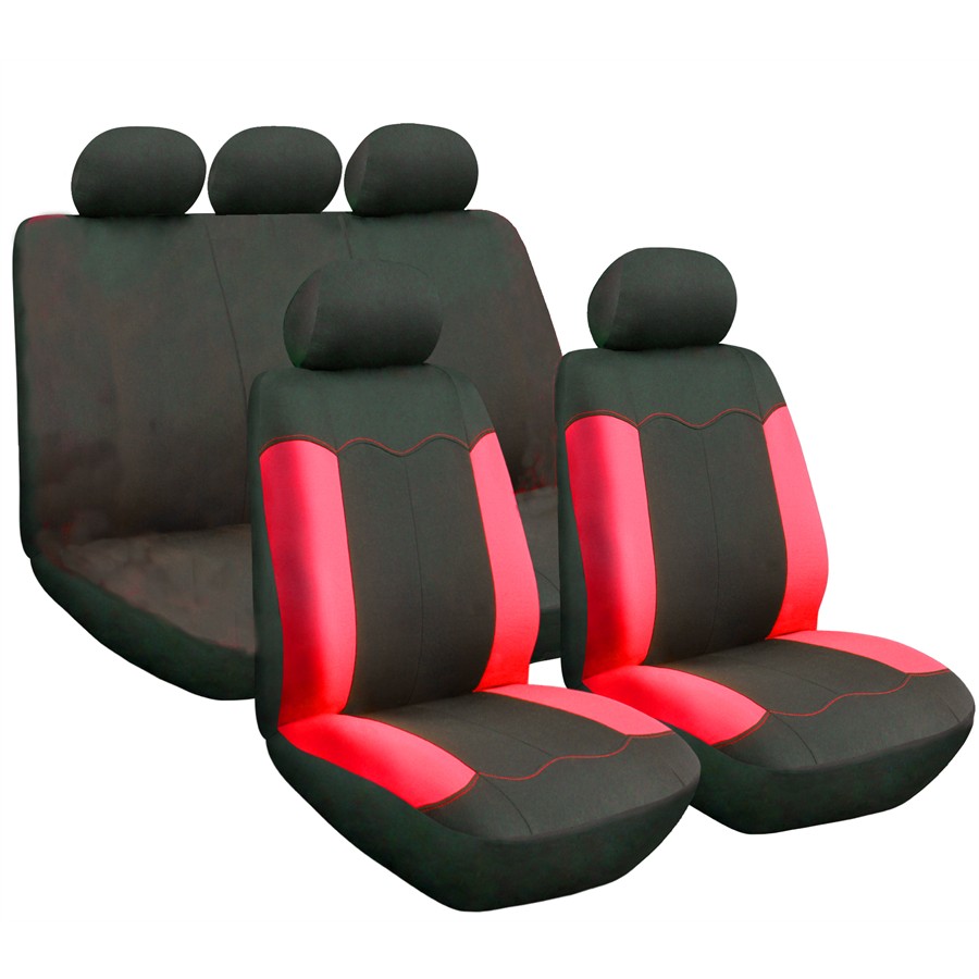 Set completo di coprisedili auto universali speed HVD rosso - Norauto