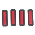 4 salvaporta riflettenti ONE colore nero 5 cm