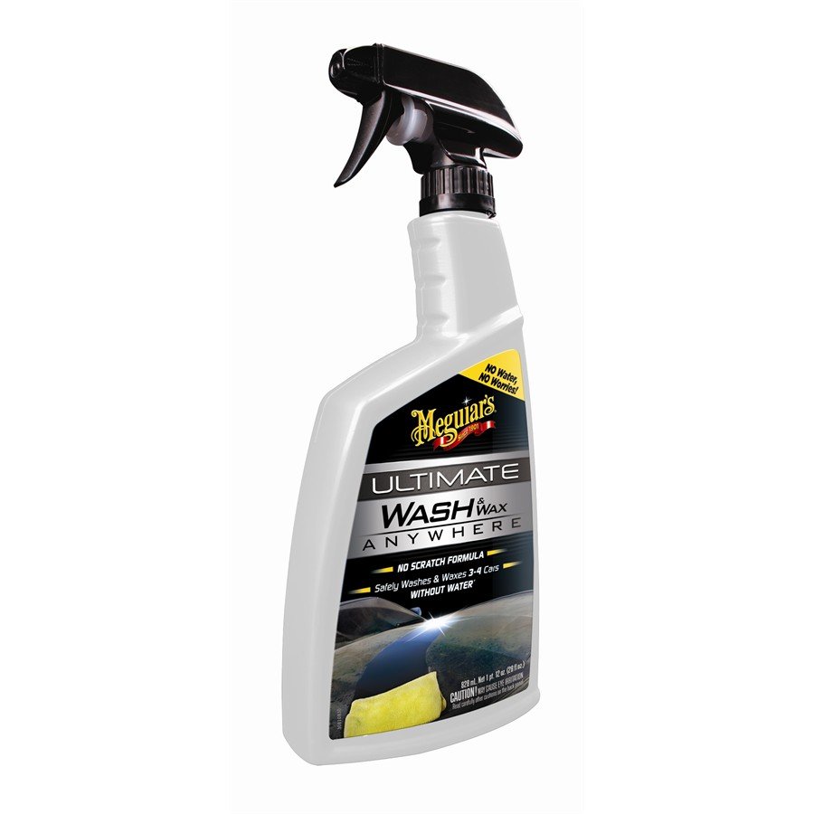 Meguiar’s® shampoo senza acqua, Ultimate Waterless Wash & Wax G3626EU, 26 oz (768 ml), 6/confezione