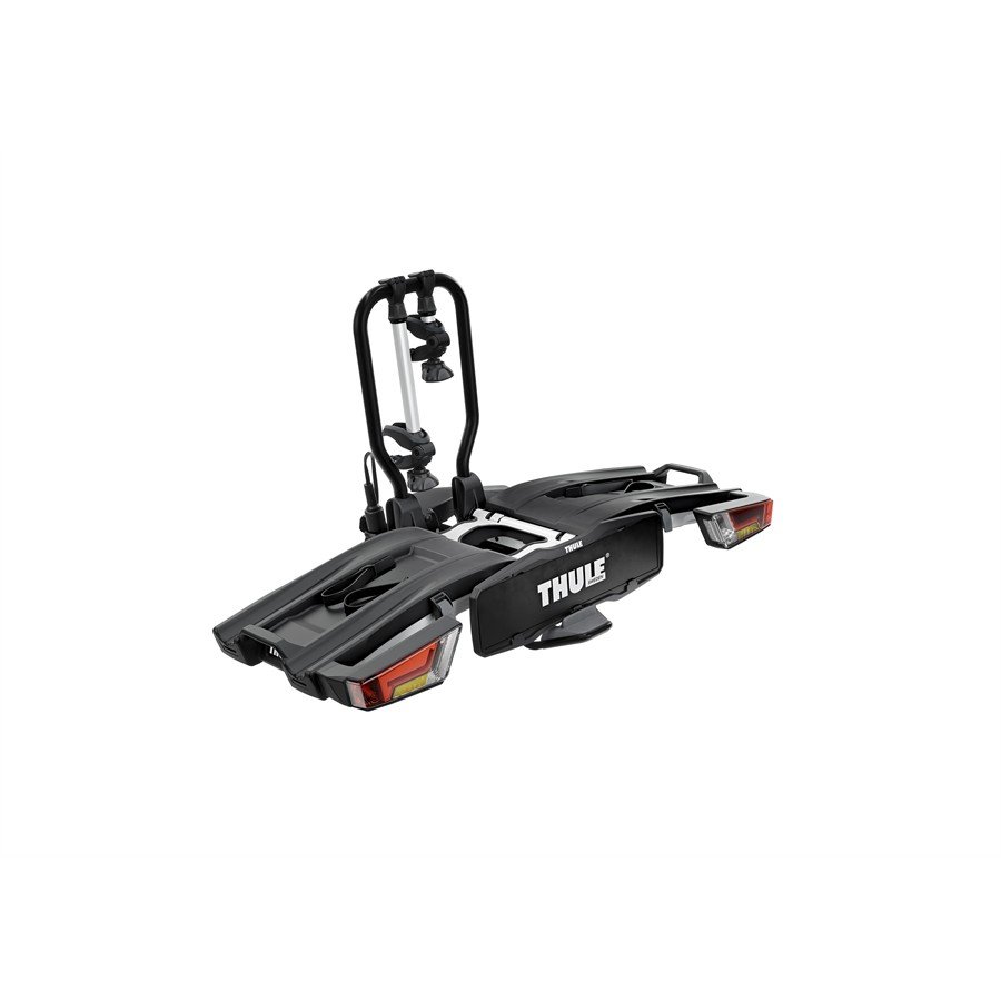 Portabici gancio traino pieghevole THULE EasyFold XT 933 nero/aluminium per 2 bici