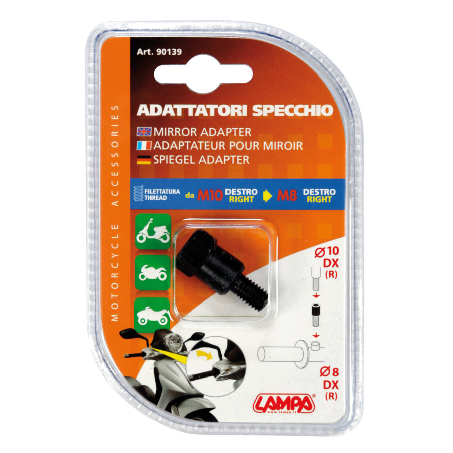 Adattatore specchietto per motocicletta