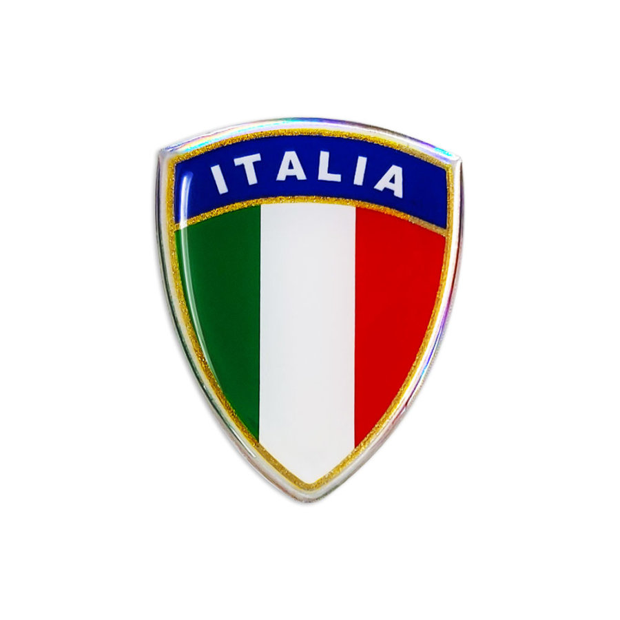 Sticker Italia Scudetto Classic 3D 4R