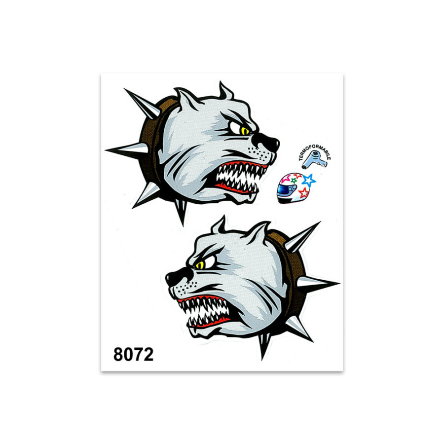 Adesivi stickers medi 4R, bulldog