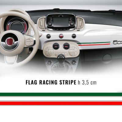 Stripes strisce adesive per auto 4R, tricolore Italia - Norauto