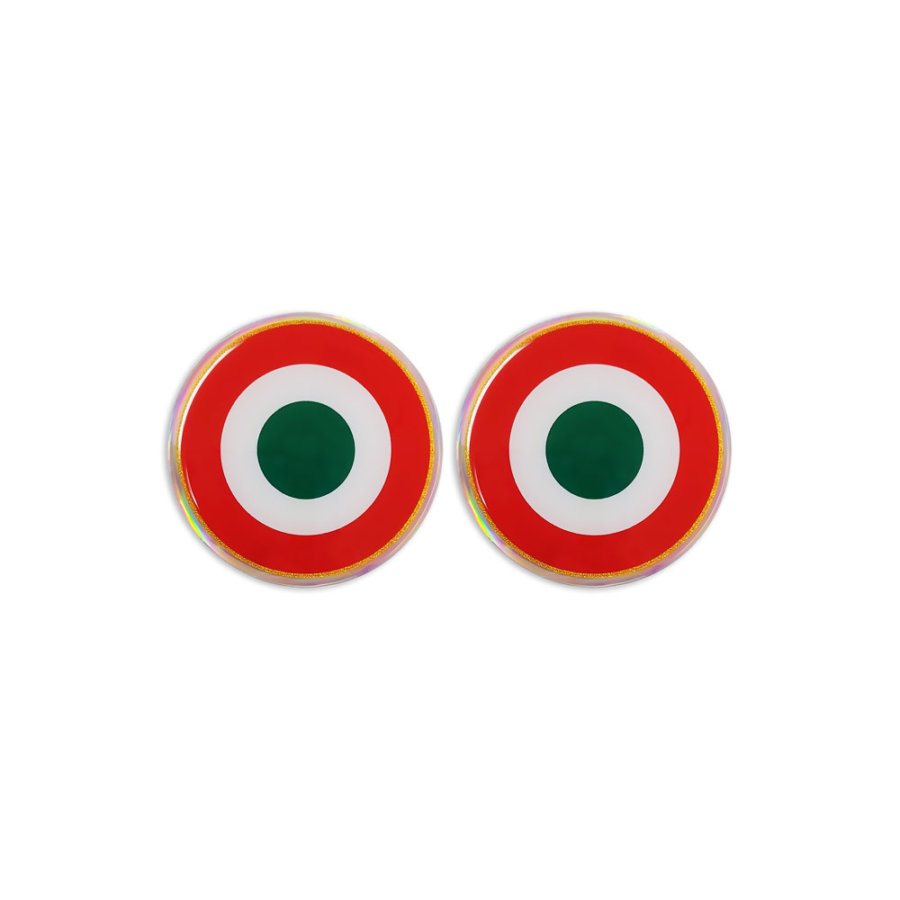 Sticker adesivo 3D 4R, coccarda Italia