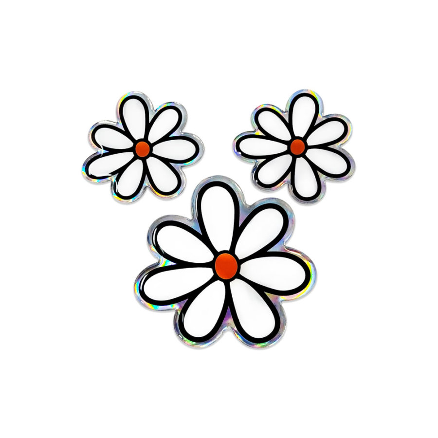 Stickers Adesivi 3D 4R, tris di fiori - Norauto
