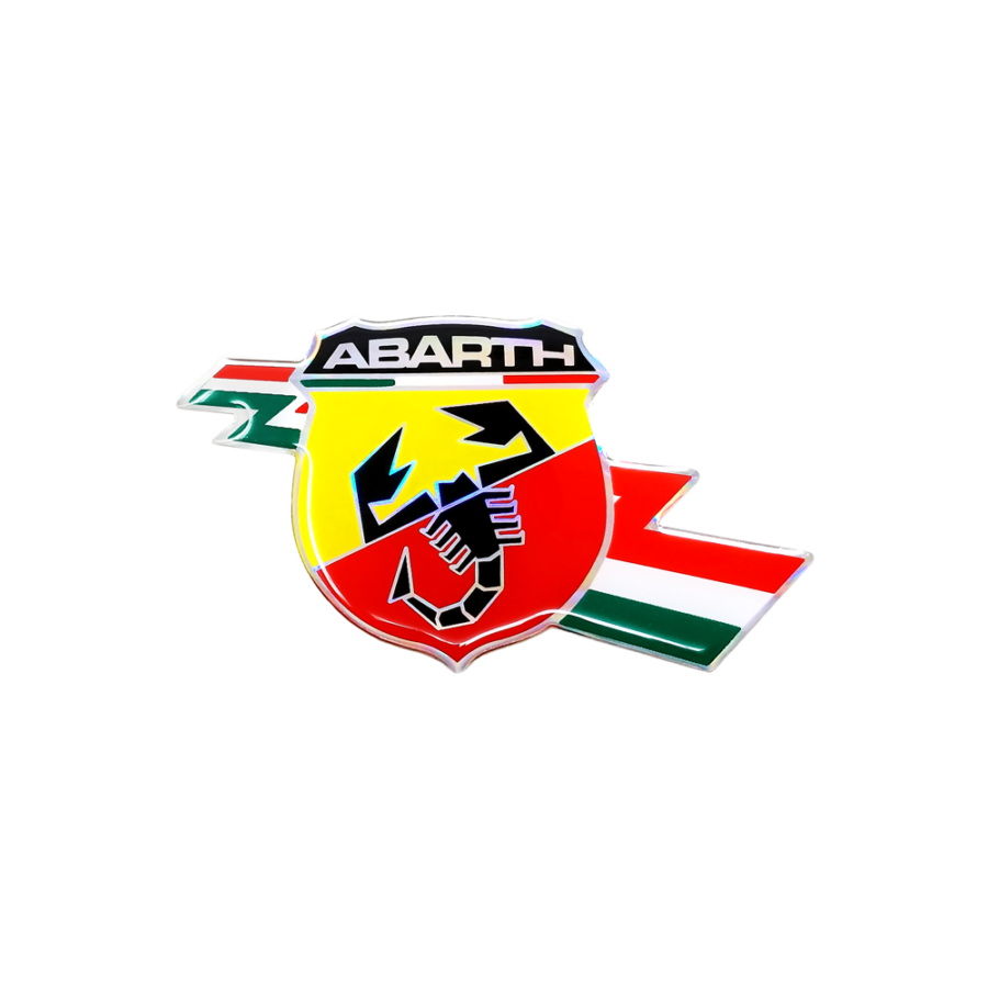 Stickers Adesivi 3D 4R Abarth Scudetto Folgore