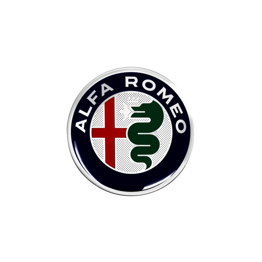 Adesivo 3D 4R Alfa Romeo ufficiale logo, 48mm