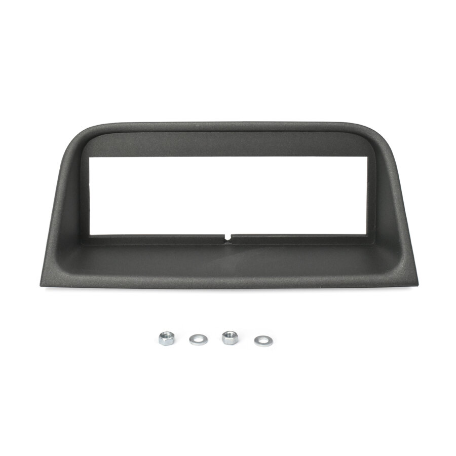 ETTROIT Placca Plastica Bombata Serie Space 3P Colore Nero Compatibile Con Bticino Living Light 87082218