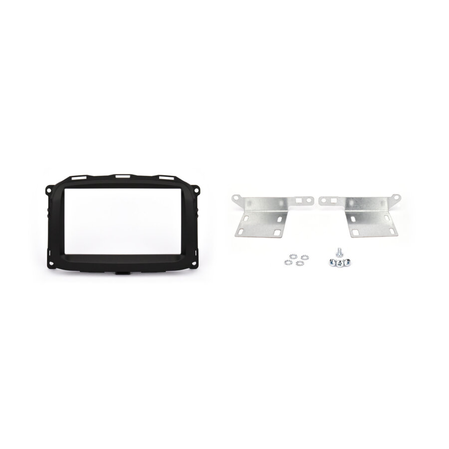 Mascherina Autoradio 1 DIN Grigio Per Fiat Multipla - Adattatore Per Autoradio Aftermarket - Foto 4