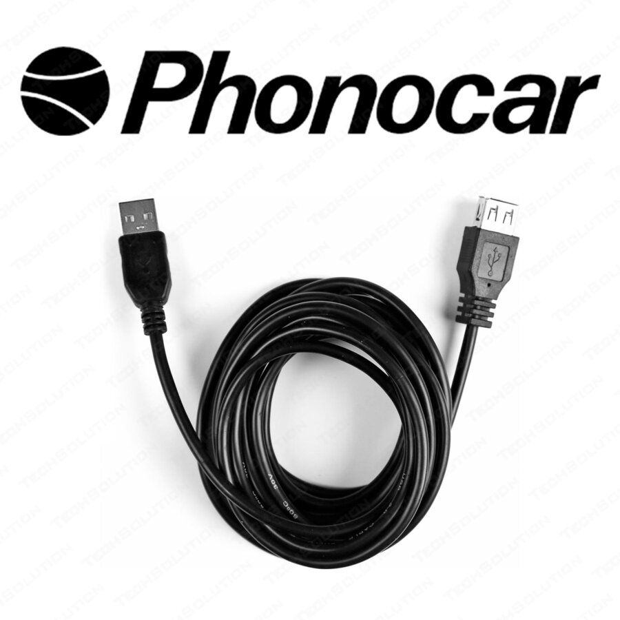 Cavo prolunga USB-USB PHONOCAR 80 cm REF. 05916 - Norauto