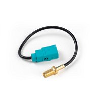 LIEBMAYA Doppia Fakra maschio Fakra adattatore destra antenna angolo femmina a Radio Aftermarket per VW