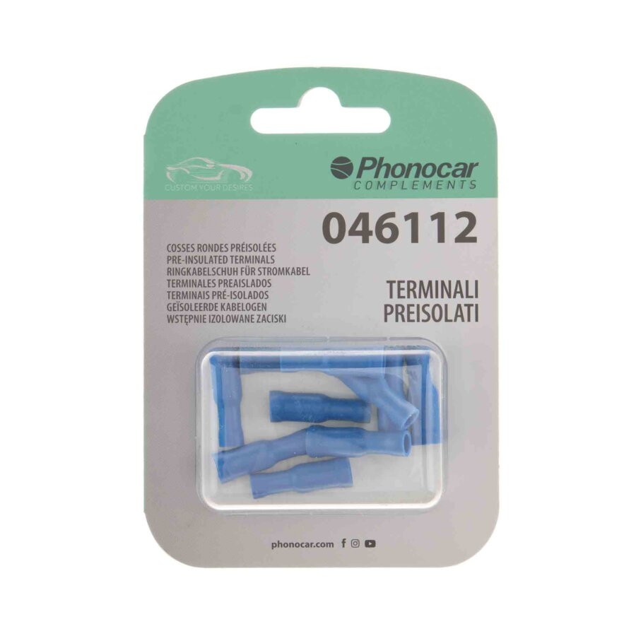 Terminale isolato femmina tondo PHONOCAR